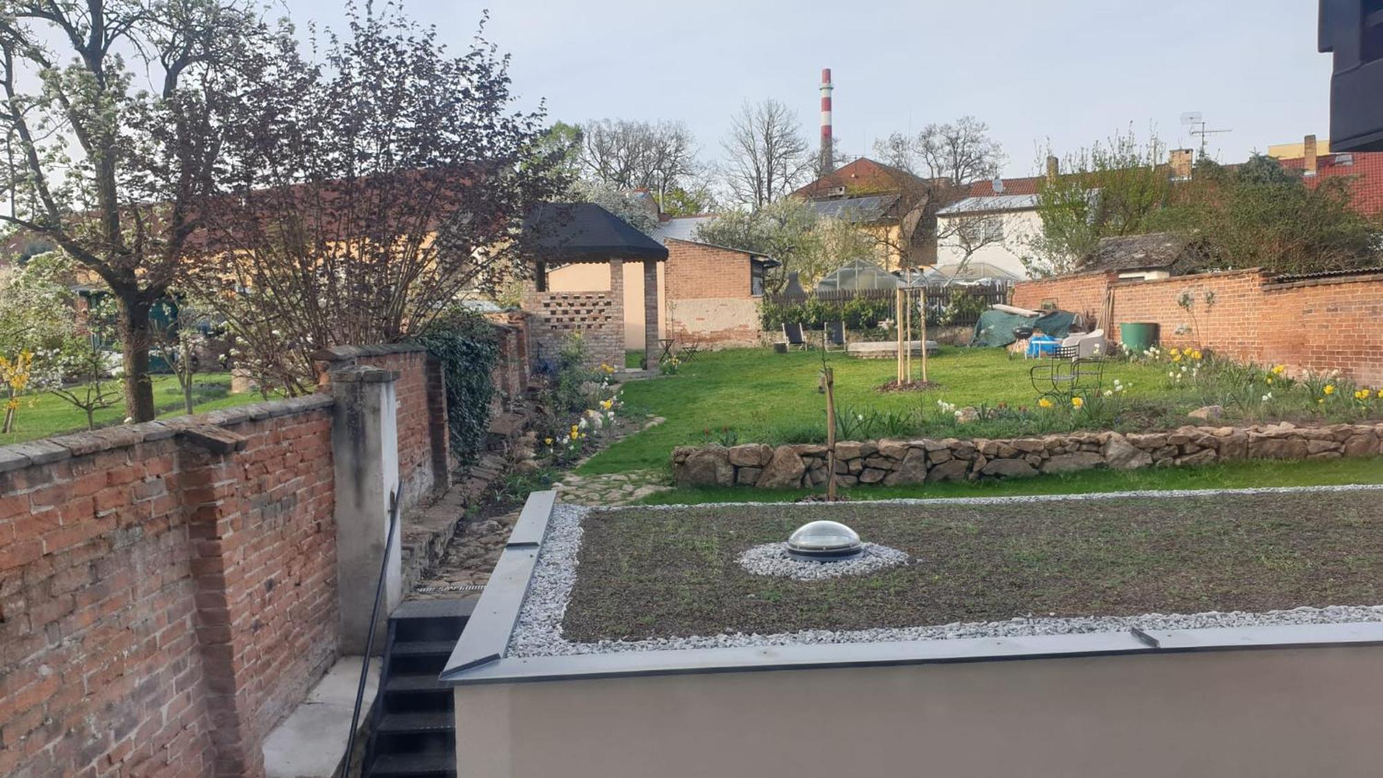 Art Nouveau Apartment With Garden In Pisek Esterno foto